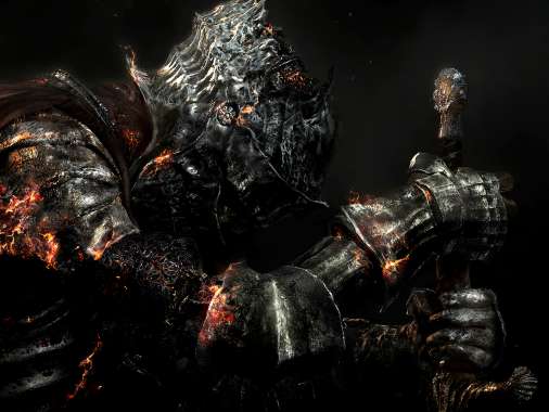 Dark Souls 3 Mobiele Horizontaal achtergrond