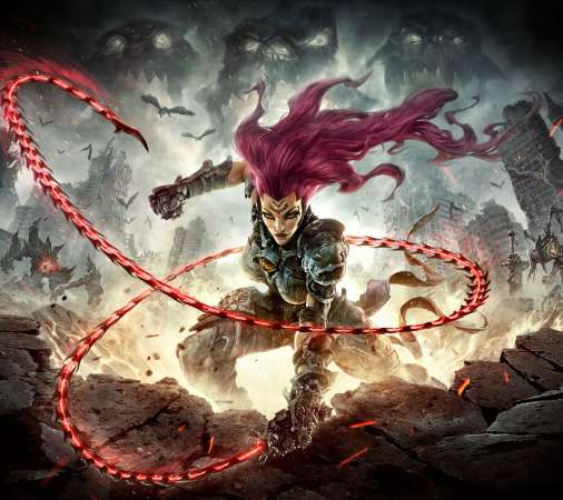 Darksiders 3 Mobiele Horizontaal achtergrond