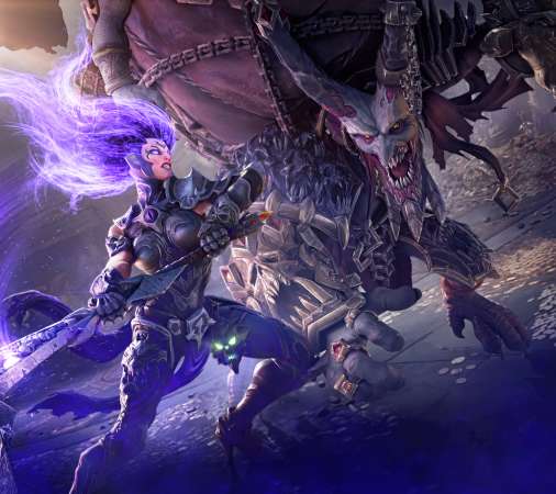 Darksiders 3 Mobiele Horizontaal achtergrond