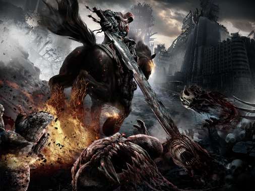 Darksiders: Wrath of War Mobiele Horizontaal achtergrond