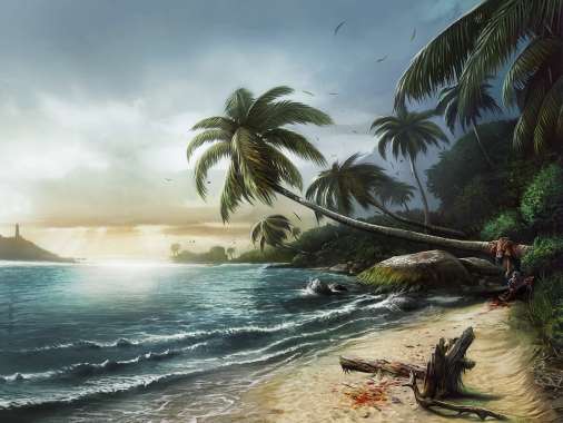 Dead Island Mobiele Horizontaal achtergrond