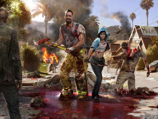 Dead Island 2 Mobiele Horizontaal achtergrond