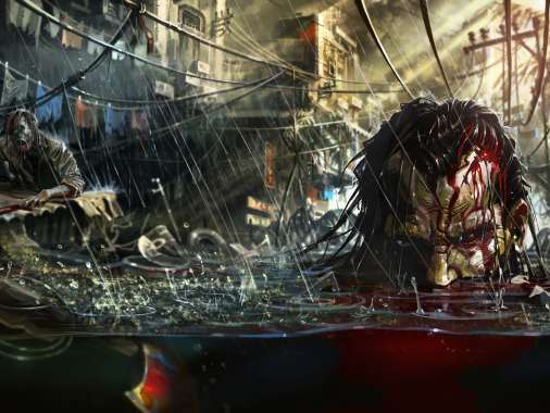 Dead Island Riptide Mobiele Horizontaal achtergrond