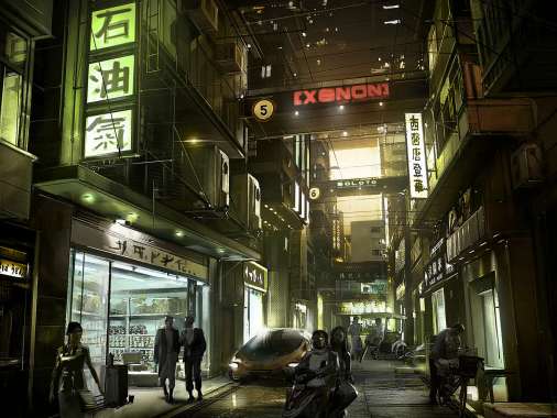 Deus Ex: Human Revolution Mobiele Horizontaal achtergrond