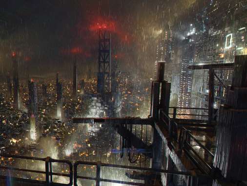 Deus Ex: Mankind Divided Mobiele Horizontaal achtergrond