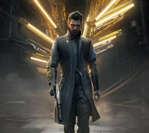 Deus Ex: Mankind Divided Mobiele Horizontaal achtergrond