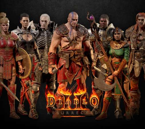 Diablo 2: Resurrected Mobiele Horizontaal achtergrond