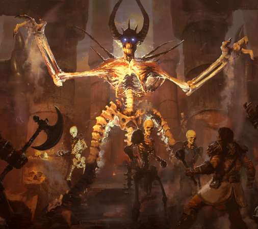 Diablo 2: Resurrected Mobiele Horizontaal achtergrond