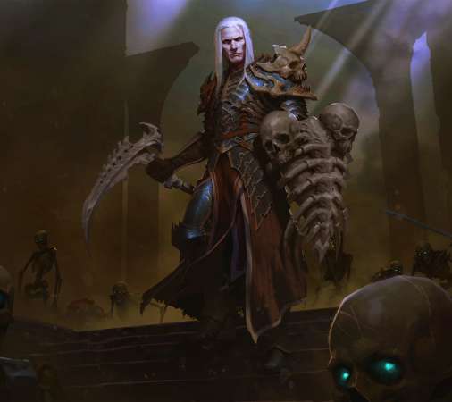 Diablo 3 Mobiele Horizontaal achtergrond