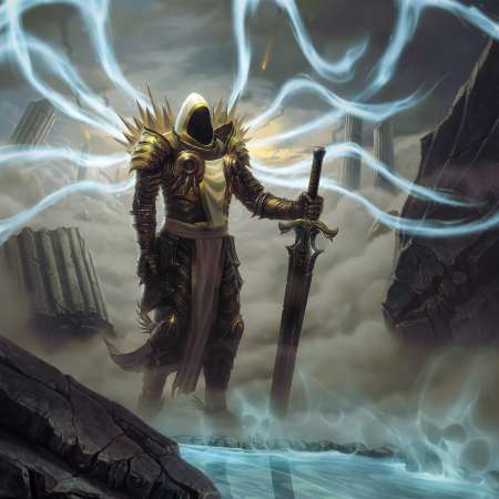 Diablo 3 Fan Art Mobiele Horizontaal achtergrond