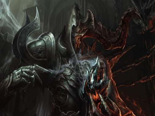 Diablo 3: Reaper of Souls Fan Art Mobiele Horizontaal achtergrond