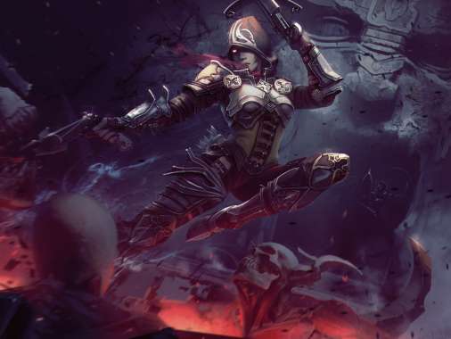 Diablo 3: Reaper of Souls Fan Art Mobiele Horizontaal achtergrond