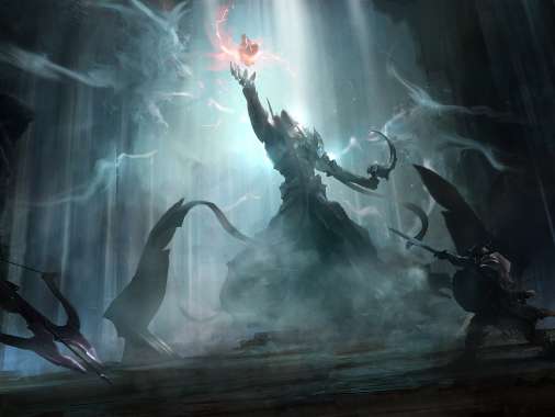 Diablo 3: Reaper of Souls Fan Art Mobiele Horizontaal achtergrond