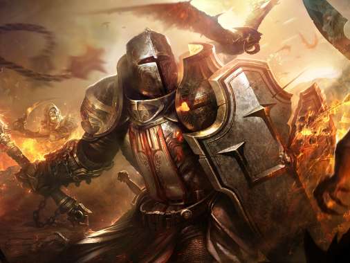 Diablo 3: Reaper of Souls Fan Art Mobiele Horizontaal achtergrond