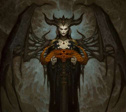 Diablo 4 Mobiele Horizontaal achtergrond