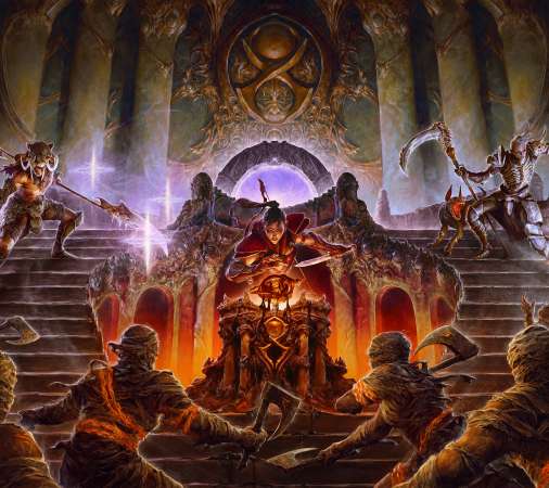 Diablo 4 Mobiele Horizontaal achtergrond