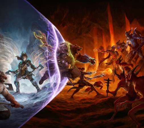 Diablo 4: Season of Infernal Chaos Mobiele Horizontaal achtergrond