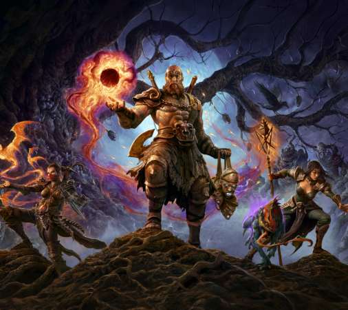 Diablo 4: Season of Witchcraft Mobiele Horizontaal achtergrond