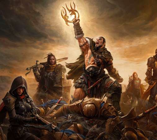 Diablo Immortal Mobiele Horizontaal achtergrond