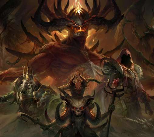 Diablo Immortal Mobiele Horizontaal achtergrond