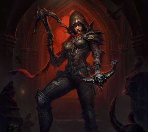 Diablo Immortal Mobiele Horizontaal achtergrond