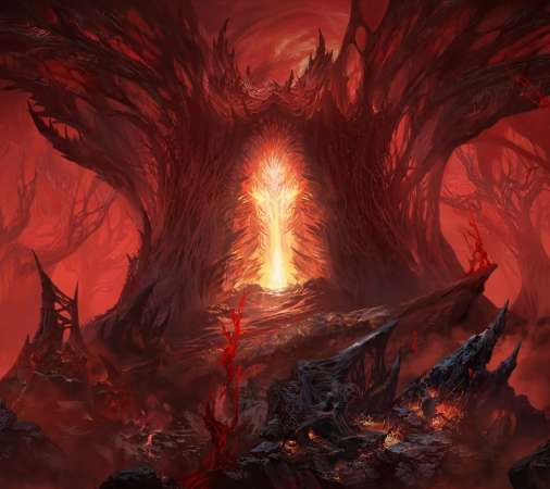 Diablo Immortal Mobiele Horizontaal achtergrond