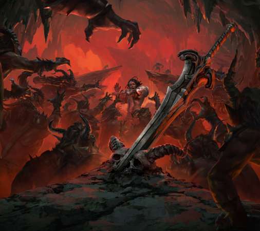 Diablo Immortal Mobiele Horizontaal achtergrond