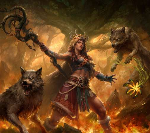 Diablo Immortal Mobiele Horizontaal achtergrond