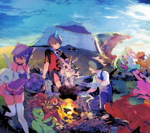 Digimon World: Next Order Mobiele Horizontaal achtergrond