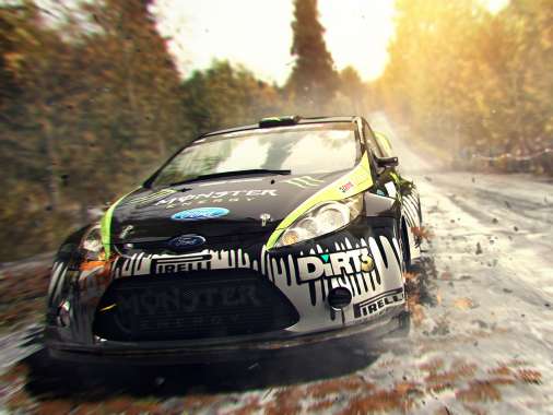 Dirt 3 Mobiele Horizontaal achtergrond