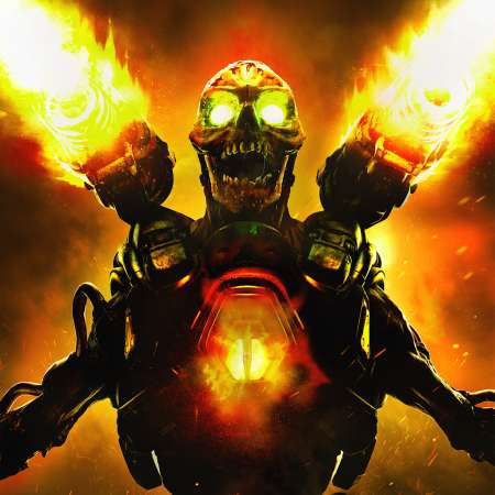 Doom Mobiele Horizontaal achtergrond