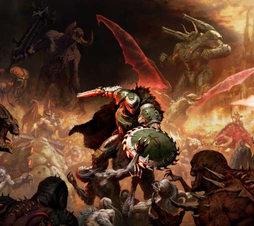 Doom: The Dark Ages Mobiele Horizontaal achtergrond