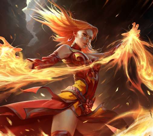 Dota 2 Mobiele Horizontaal achtergrond