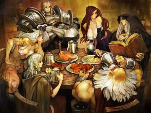 Dragon's Crown Mobiele Horizontaal achtergrond