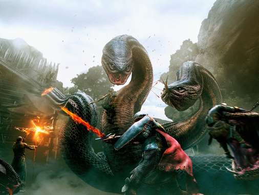 Dragon's Dogma Mobiele Horizontaal achtergrond