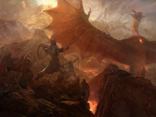 Dragon's Dogma Mobiele Horizontaal achtergrond