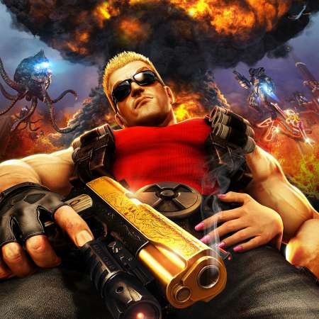 Duke Nukem Forever Mobiele Horizontaal achtergrond