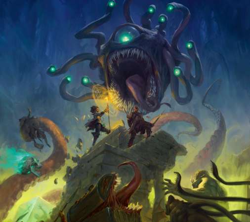 Dungeons & Dragons Mobiele Horizontaal achtergrond