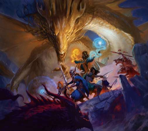 Dungeons & Dragons Mobiele Horizontaal achtergrond