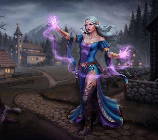 Dungeons & Dragons fan art Mobiele Horizontaal achtergrond