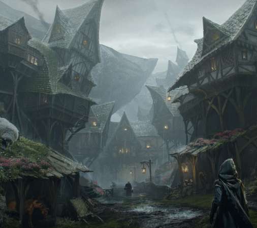 Fable Mobiele Horizontaal achtergrond