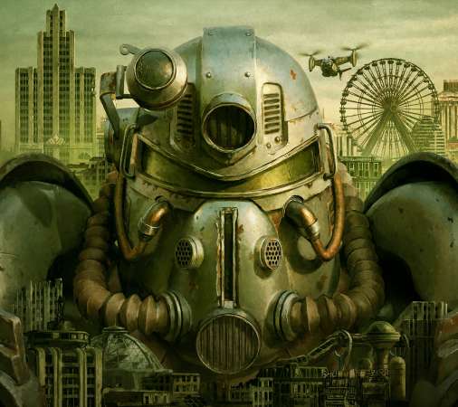 Fallout 76: Atlantic City Boardwalk Paradise Mobiele Horizontaal achtergrond