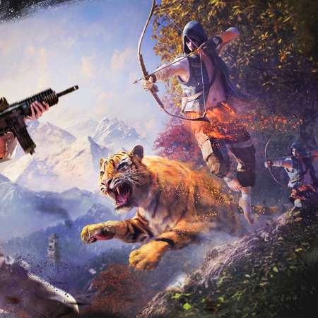 Far Cry 4 Mobiele Horizontaal achtergrond