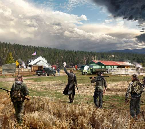 Far Cry 5 Mobiele Horizontaal achtergrond