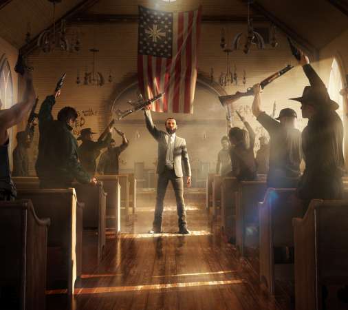 Far Cry 5 Mobiele Horizontaal achtergrond