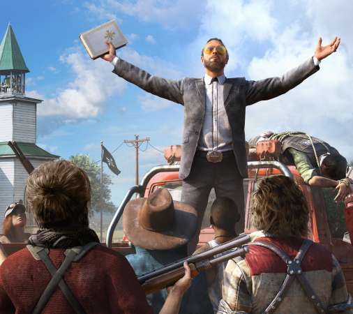 Far Cry 5 Mobiele Horizontaal achtergrond