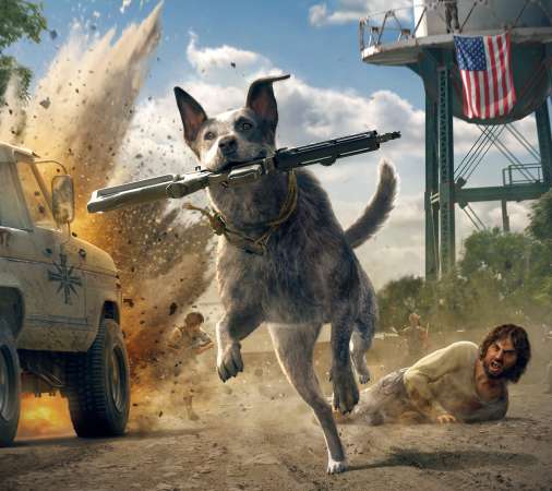 Far Cry 5 Mobiele Horizontaal achtergrond