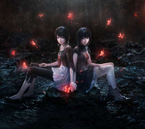 Fatal Frame 2: Crimson Butterfly Remake Mobiele Horizontaal achtergrond