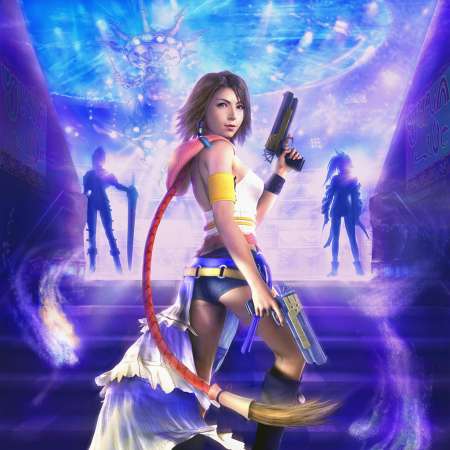 Final Fantasy X-2 Mobiele Horizontaal achtergrond