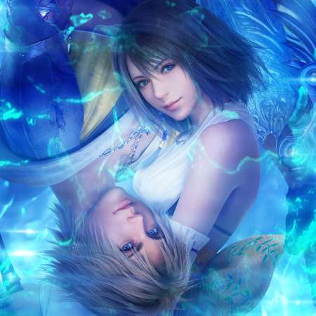 Final Fantasy X - X-2 HD Mobiele Horizontaal achtergrond